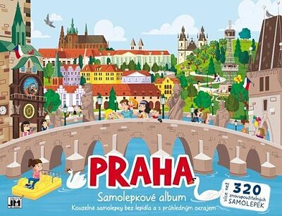 Praha - Samolepkové album (Více než 320 znovupoužitelných samolepek)