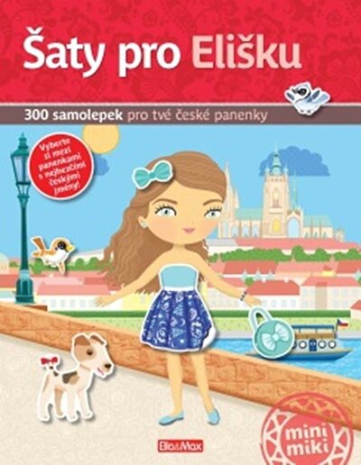 Šaty pro Elišku 300 samolepek pro tvé české panenky