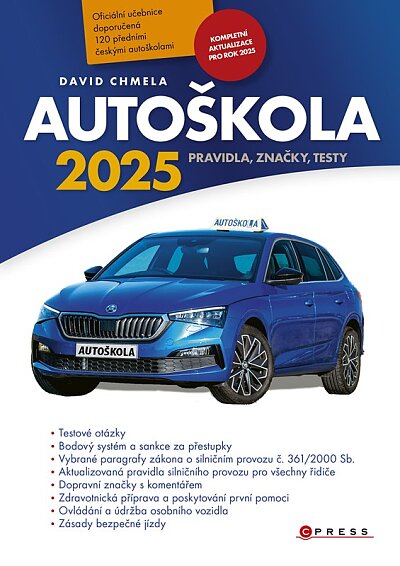 Autoškola 2025 Pravidla, značky, testy
