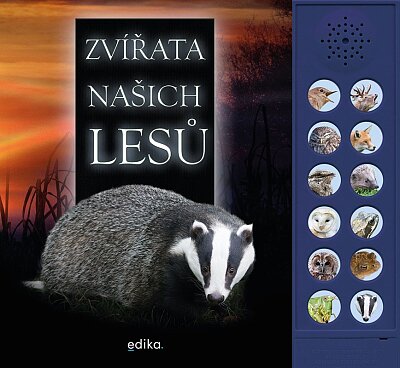 Zvířata našich lesů - Kniha se zvuky