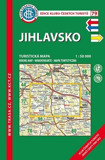 Jihlavsko 1:50 000  KČT 79
