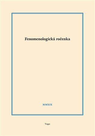 Fenomenologická ročenka 2019