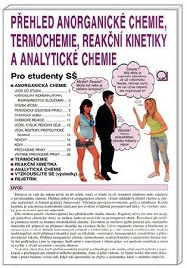 Přehled anorganické chemie, termochemie, reakční kinetiky a analytické chemie pr