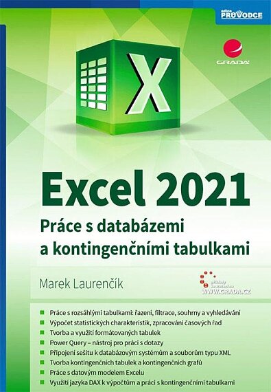 Excel 2021 Práce s databázemi a kontingenčními tabulkami