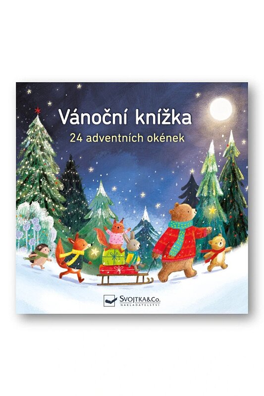 Vánoční knížka 24 adventních okének