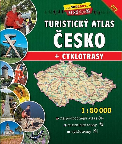 Turistický atlas Česko + cyklotrasy 1:50T