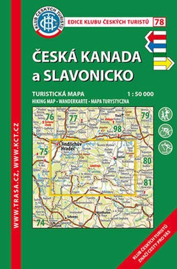 Česká Kanada a Slavonicko 1:50 000