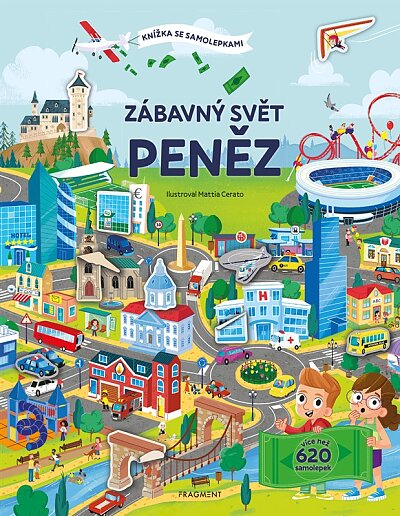 Knížka se samolepkami Zábavný svět peněz
