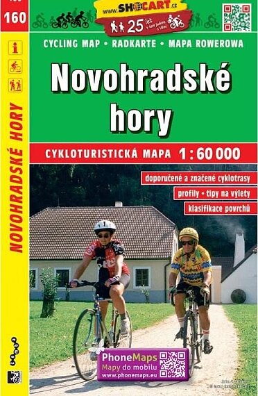Novohradské hory 1:60 000 cykloturistická mapa