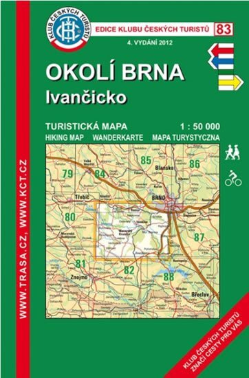 Okolí Brna Ivančicko 1:50 000