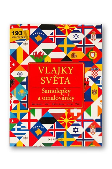 Vlajky světa Samolepky a omalovánky