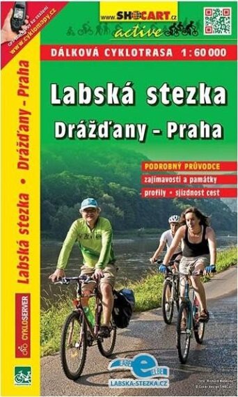 Labská stezka Drážďany-Praha Cyklo 1:60 000