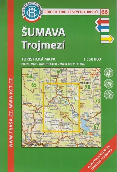 Šumava Trojmezí 1:50 000
