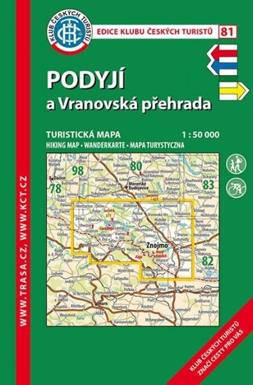 Podyjí a Vranovská přehrada 1:50 000