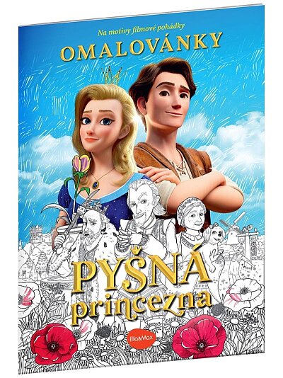 Pyšná princezna - Omalovánky
