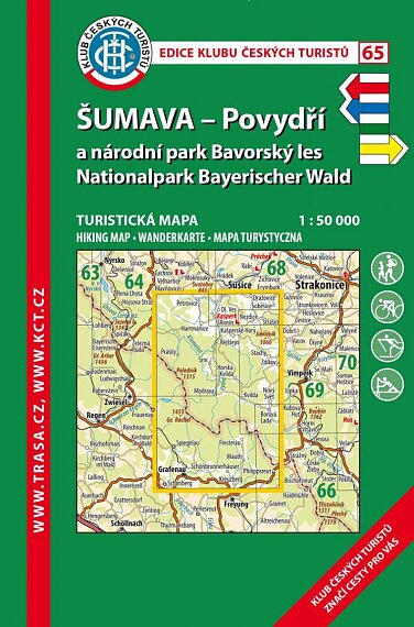 Šumava - Povydří a NP Bavorský les 1: 50 000 /10.vydání