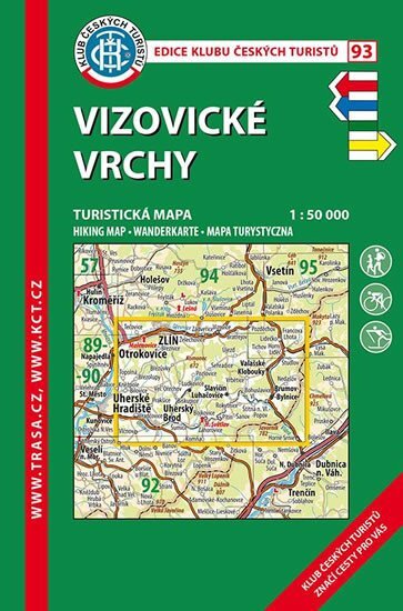 Vizovické vrchy 1:50 000