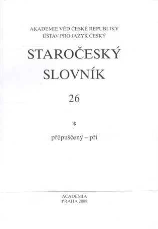 Staročeský slovník 26
