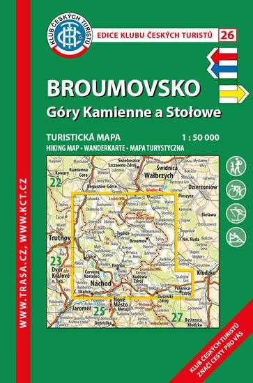 Broumovsko - Góry kamienne a Stolowe 1:50 000