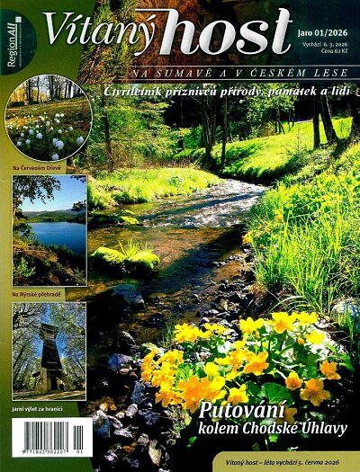 Vítaný host na Šumavě a v Českém lese 1/2026 Jaro