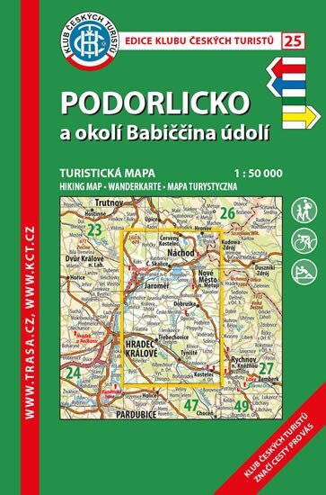 Podorlicko a okolí Babiččina údolí 1:50 000  7.vyd.