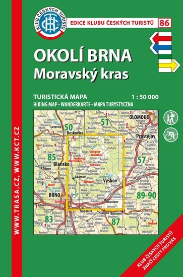 Okolí Brna Moravský kras 1:50 000