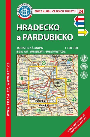 Hradecko a Pardubicko 1:50 000  5. vyd.   KČT