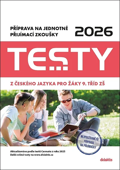 Testy z českého jazyka pro žáky 9. tříd ZŠ 2026