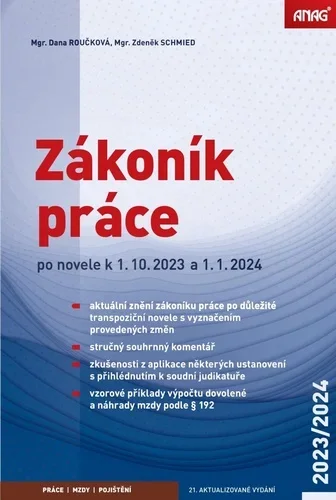 Zákoník práce po novele k 1.10.2023 a 1.1.2024