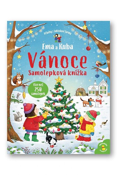 Ema a Kuba Vánoce Samolepková kniha