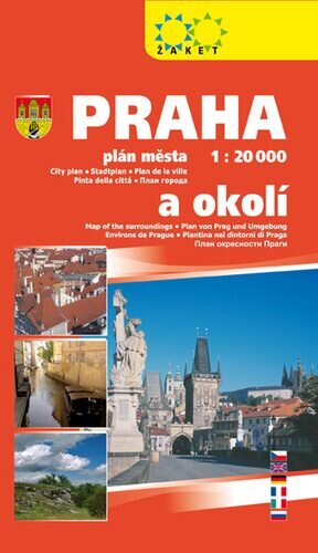 Praha a okolí 1: 20 000