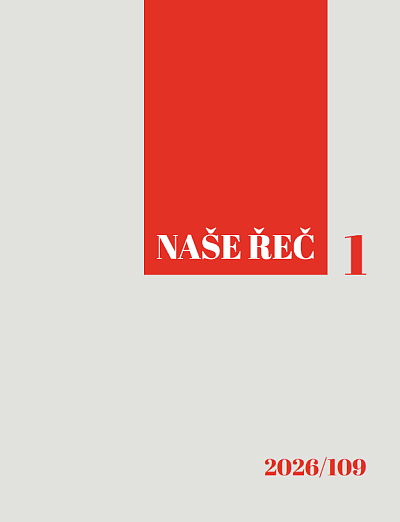 Naše řeč 1/2026