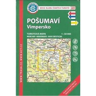 Pošumaví Vimpersko 1:50 000 KČT 69