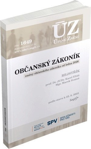 ÚZ 1649 Občanský zákoník k 22.9.2025
