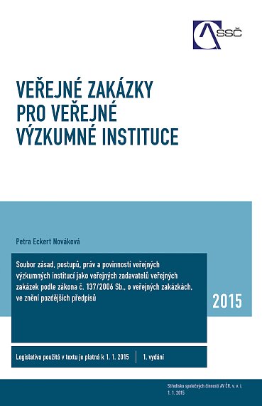 Veřejné zakázky pro veřejné výzkumné instituce