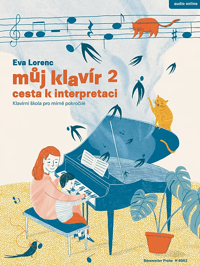 Můj klavír 2 - cesta k interpretaci / klavírní škola pro mírně pokročilé (H 8063)