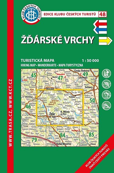 Žďárské vrchy 1:50 000 8 vydání