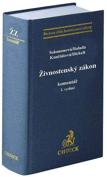 Živnostenský zákon Komentář 2. vydání EKZ223