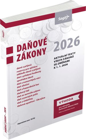 Daňové zákony 2026 - Sagit