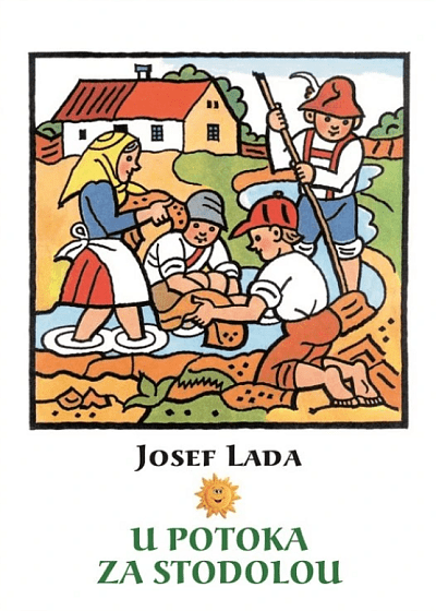 Omalovánky Josef Lada U potoka za stodolou