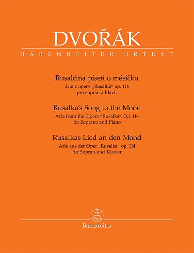 Dvořák: Rusalčina píseň o měsíčku - pro soprán a klavír (BA 10440)