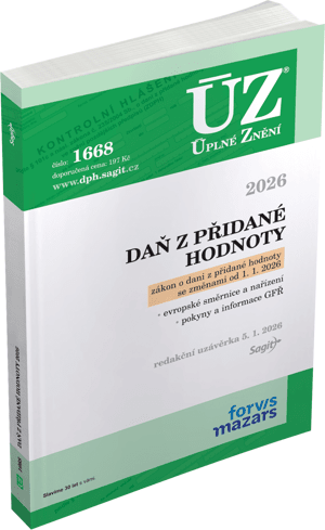 ÚZ 1668 Daň z přidané hodnoty 2026