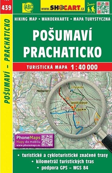 Pošumaví Prachaticko 1:40 000 turistická mapa