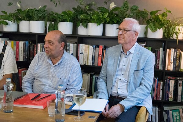 Autor knihy Tomáš Kraus a prof. Jiří Drahoš
