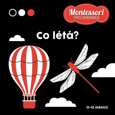 Kontrastní leporelo: Co létá? Montessori pro miminka