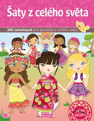 Šaty z celého světa 300 samolepek