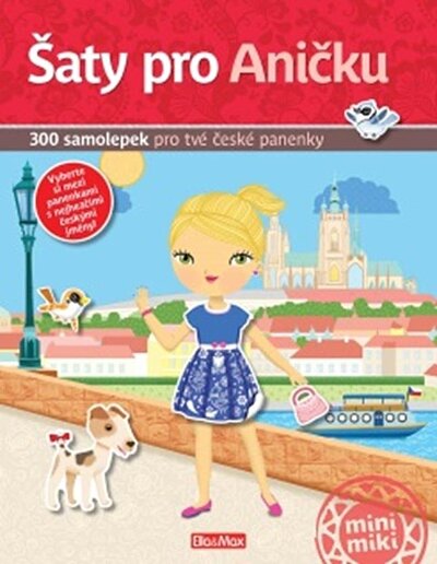 Šaty pro Aničku Kniha samolepek