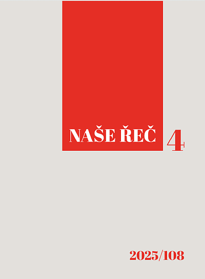 Naše řeč 4/2025