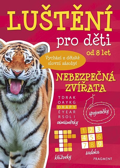 Luštění pro děti-nebezpečná zvířata