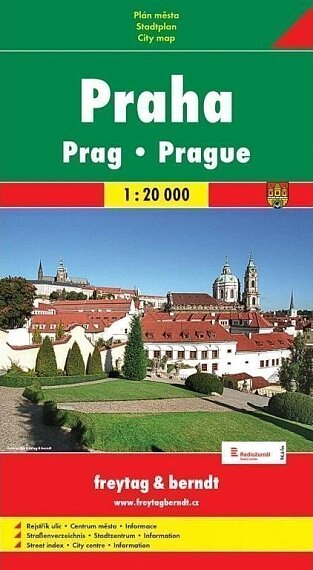 Praha plán města 1:20 000